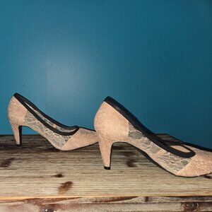 Lori Goldstein Heels - Size 8 - Pink/Black